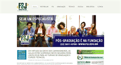 Desktop Screenshot of fsj.edu.br