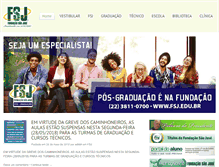 Tablet Screenshot of fsj.edu.br